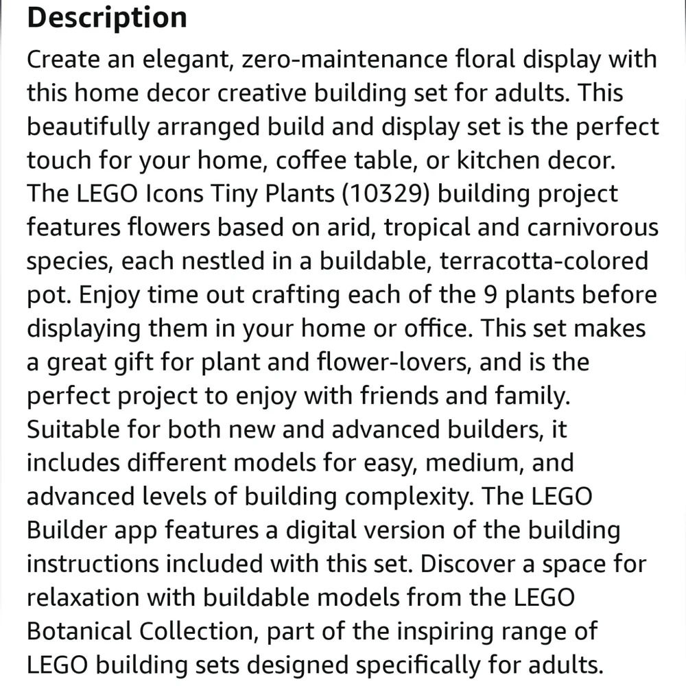 💥BUY 5 GET 3 FREE  LEGO Icons Tiny Plants Building Set for Flower-Lovers - Picture 7 of 16